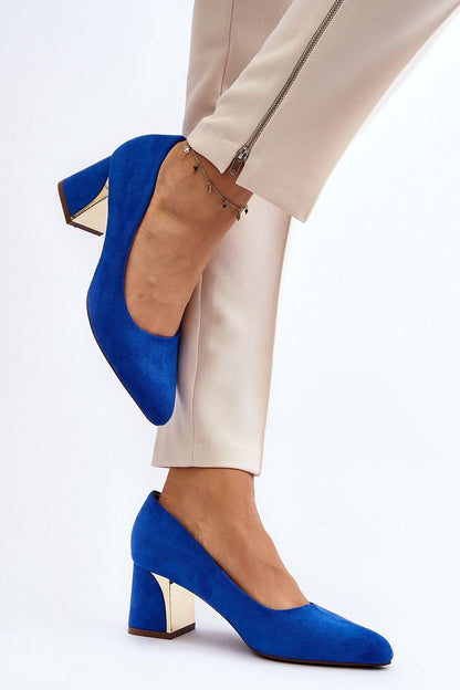 Block heel pumps Step in style