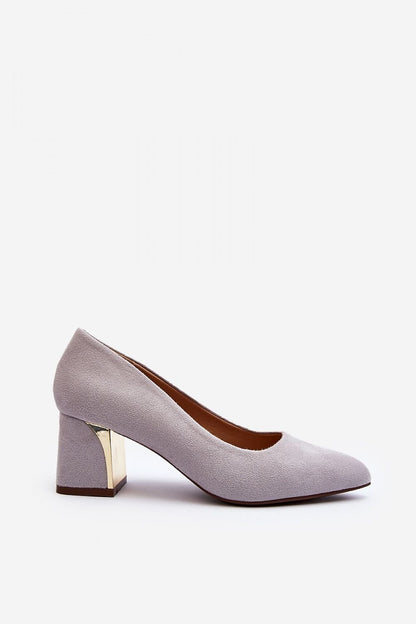 Block heel pumps Step in style