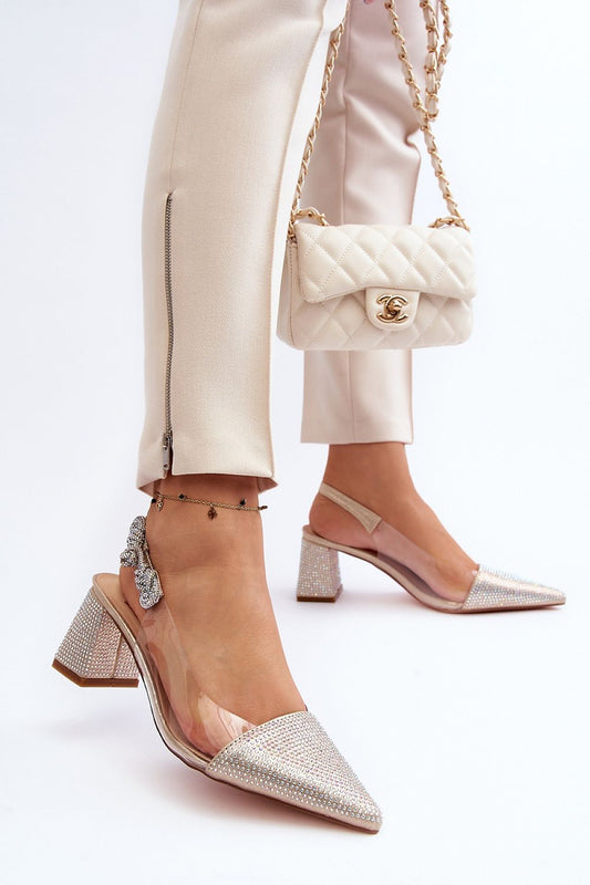 Block heel pumps Step in style