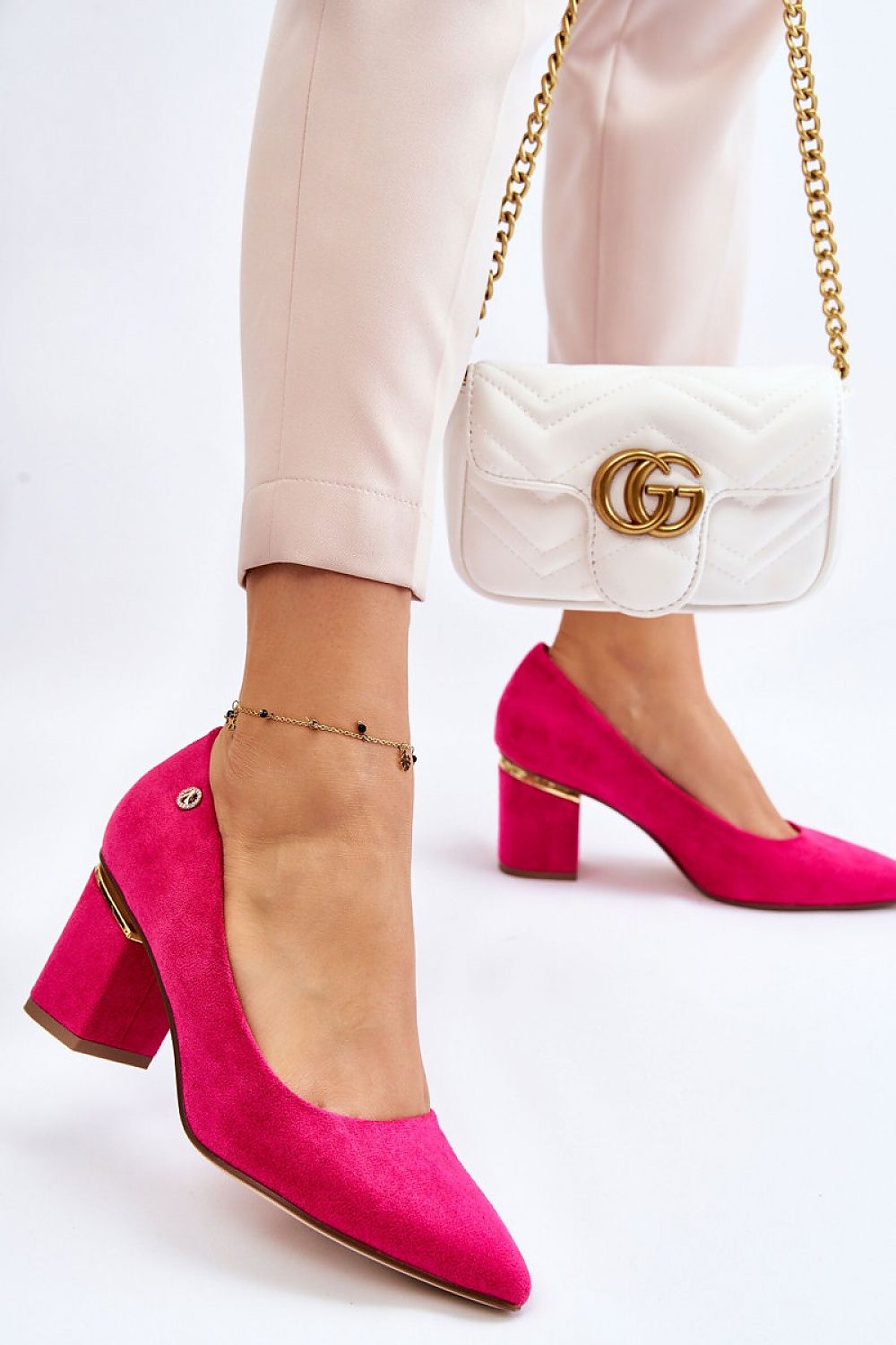 Block heel pumps Step in style