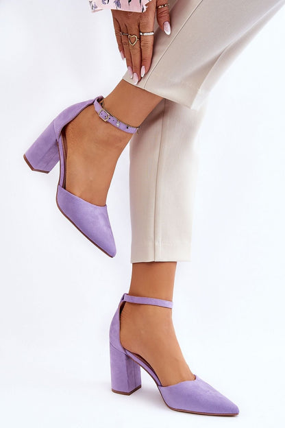 Block heel pumps Step in style