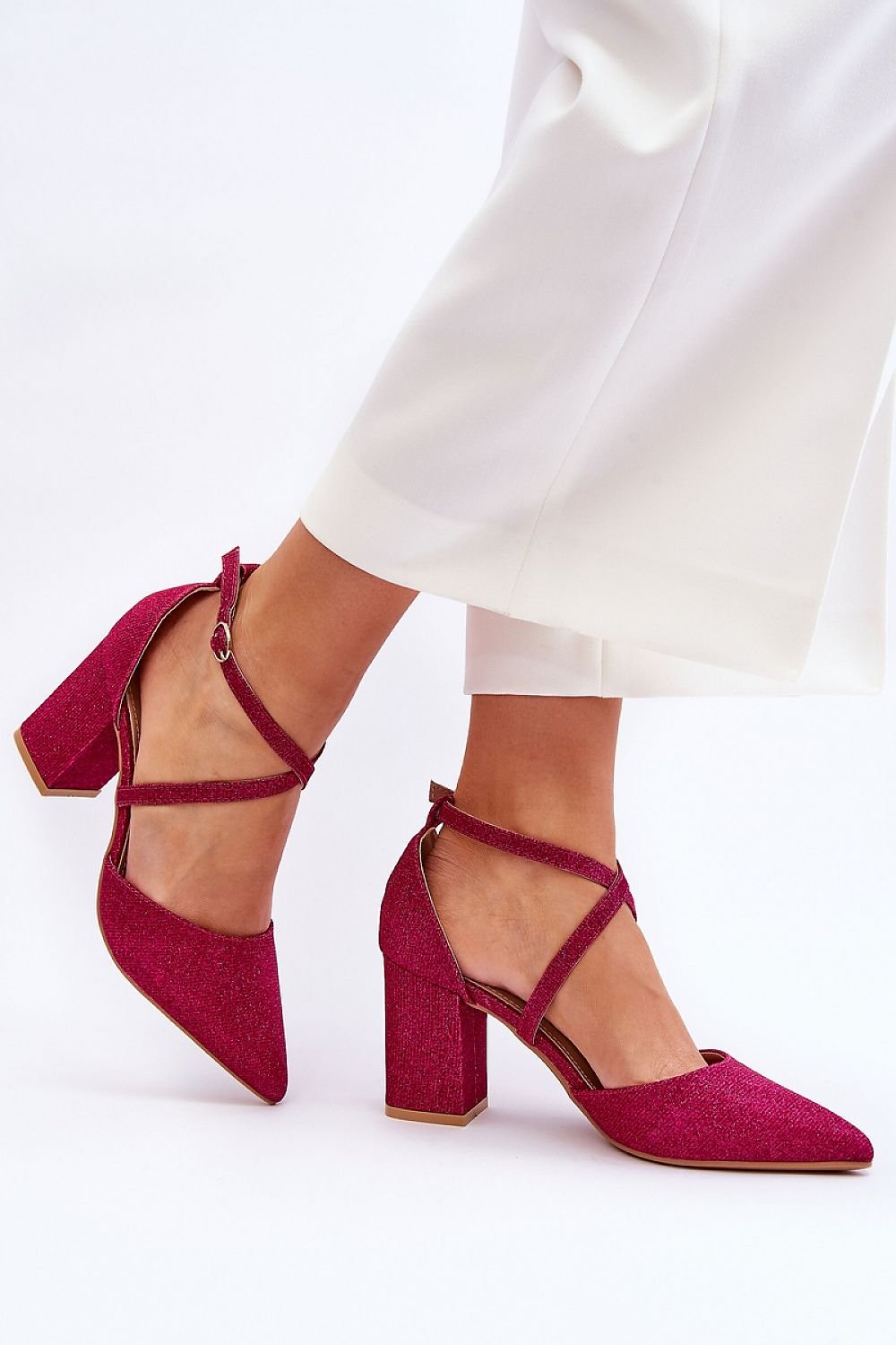 Block heel pumps Step in style