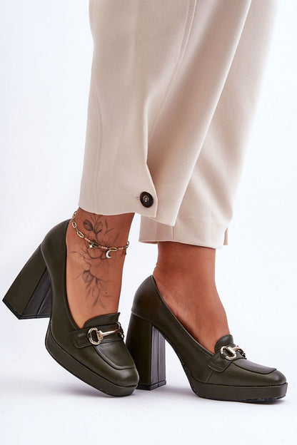 Heel pumps Step in style