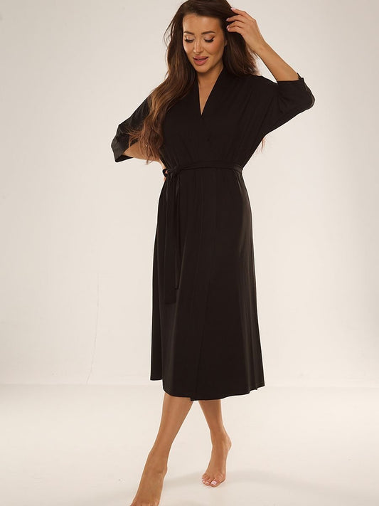 Lafense Viscose and Lycra Women's Bathrobe