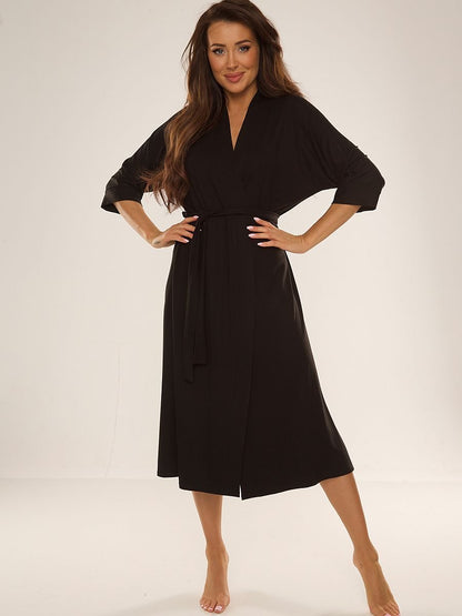 Lafense Viscose and Lycra Women's Bathrobe