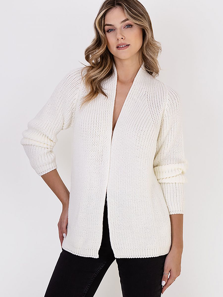 Cardigan MKM - Exceptional Ribbed Textured Jumper