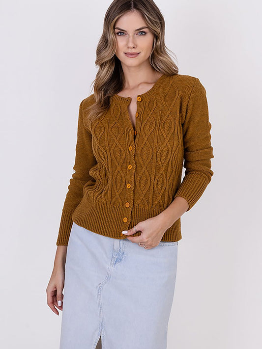 Cardigan MKM - Sophisticated Hip-Length Knitted Jumper