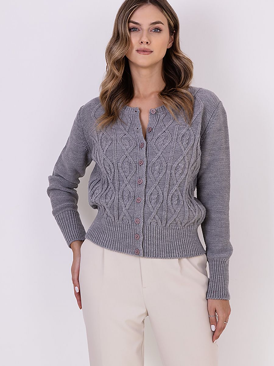 Cardigan MKM - Fashionable Mid-Length Jumper