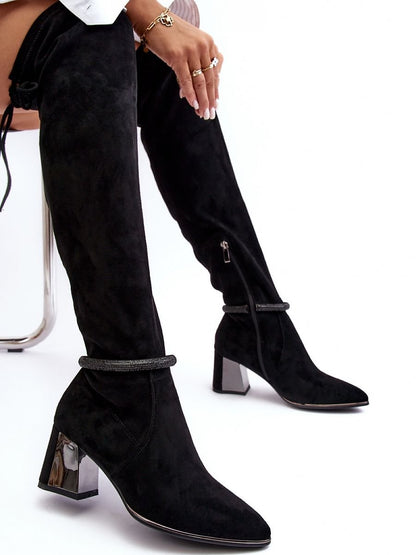 Heel boots Step in style