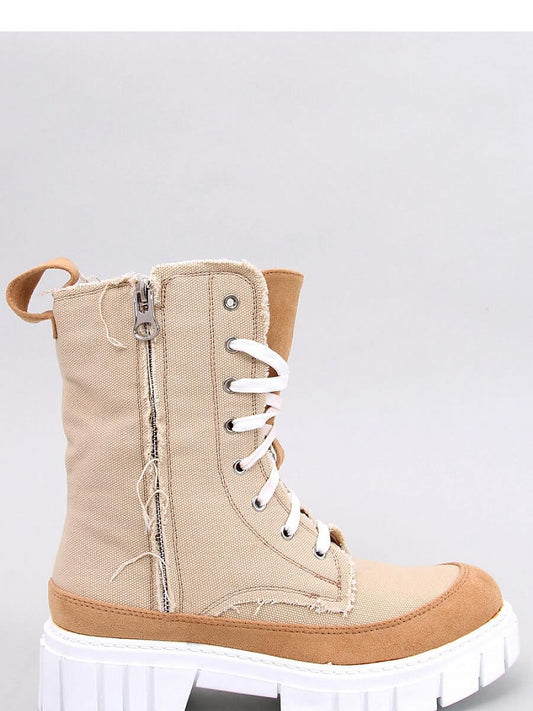 Inello Canvas Boots with Fur Lining