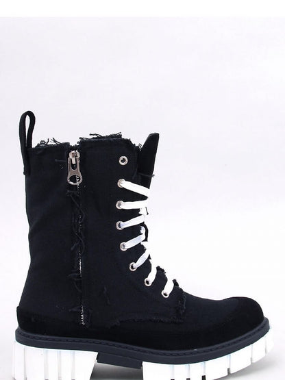 Inello Canvas Boots with Fur Lining