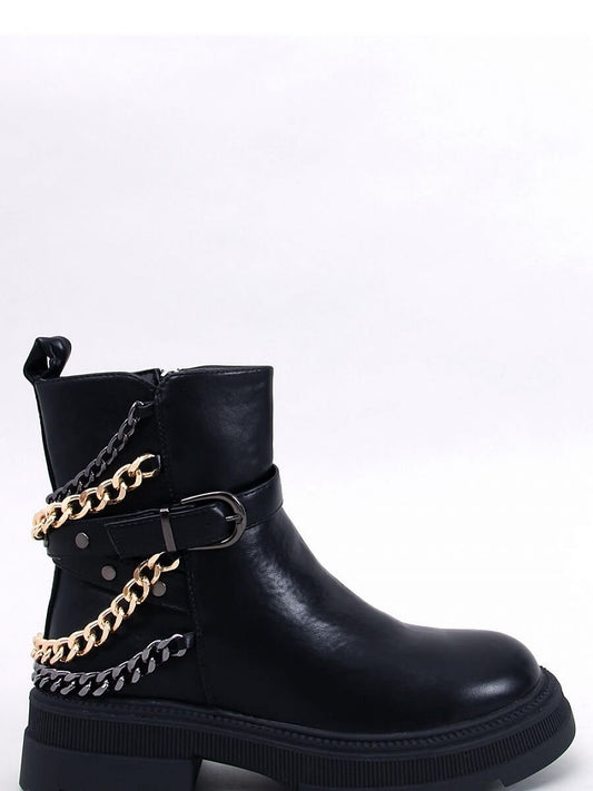 Inello Military Women's Boots with Chains