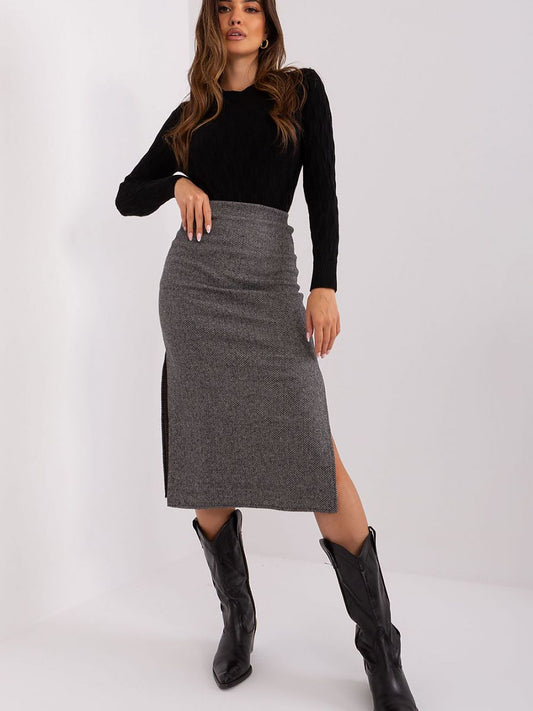 Lakerta Peplum Knit Skirt