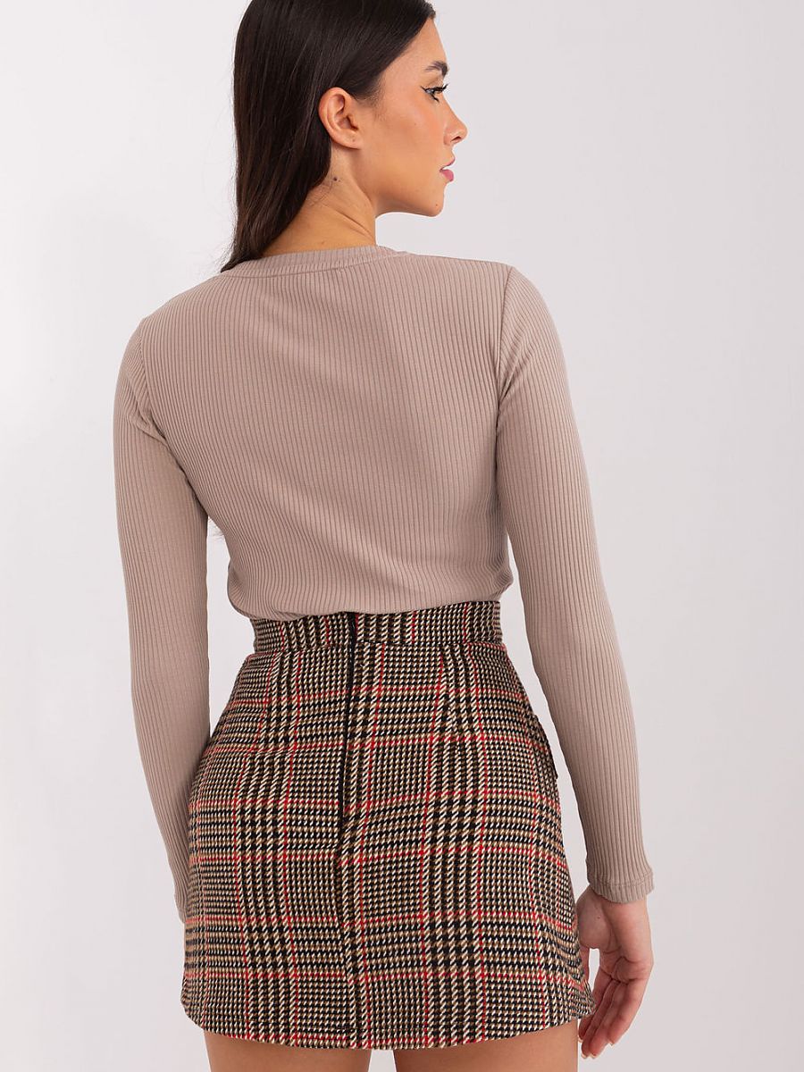 Checkered Mini Skirt Lakerta