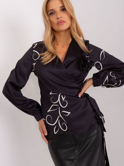 Lakerta Envelope Front Formal Blouse