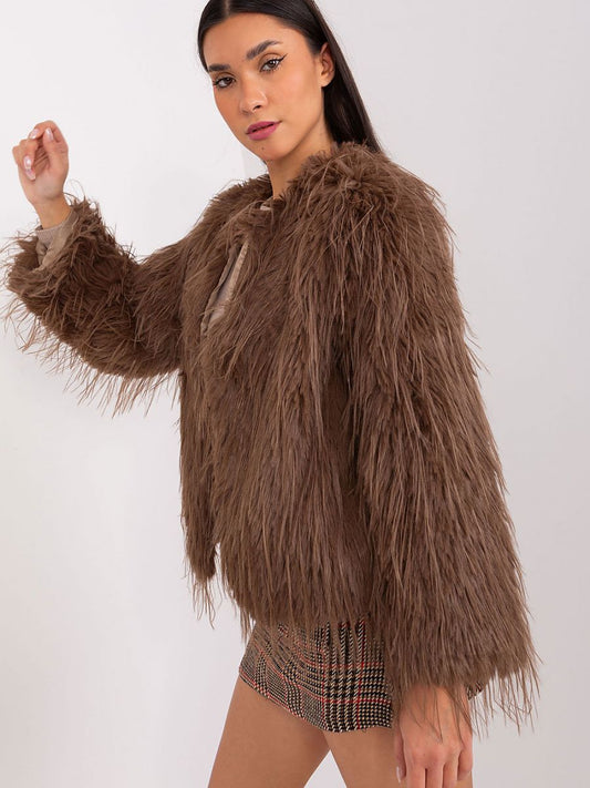 Jacket AT - Luxurious Fur Trim Transitional Jacket