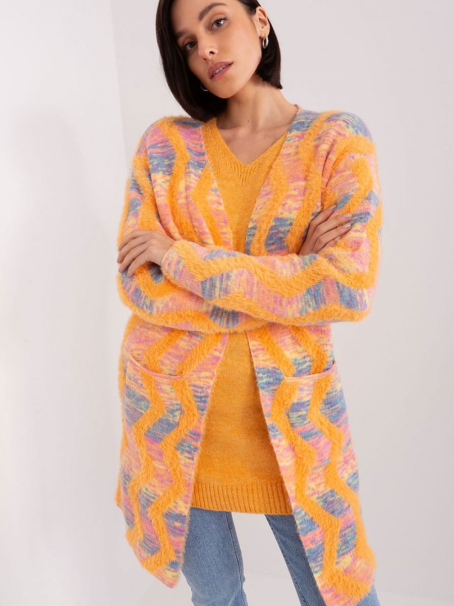 Multi-Purpose Geometric Pattern Cardigan