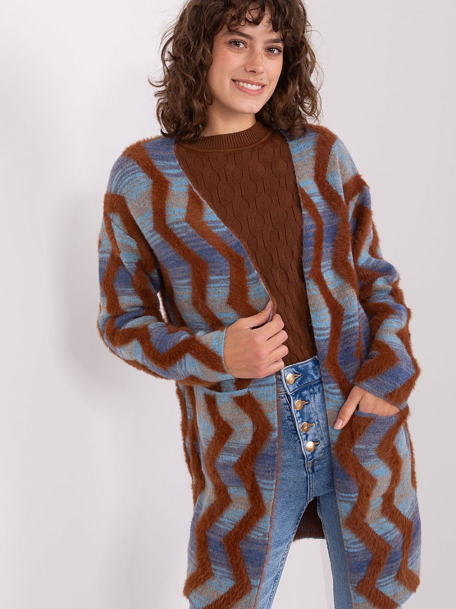 Snug Geometric Cardigan