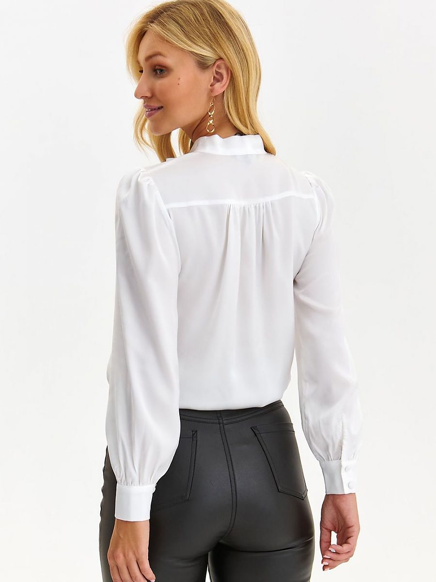 Elegant Chic Long-Sleeve Blouse