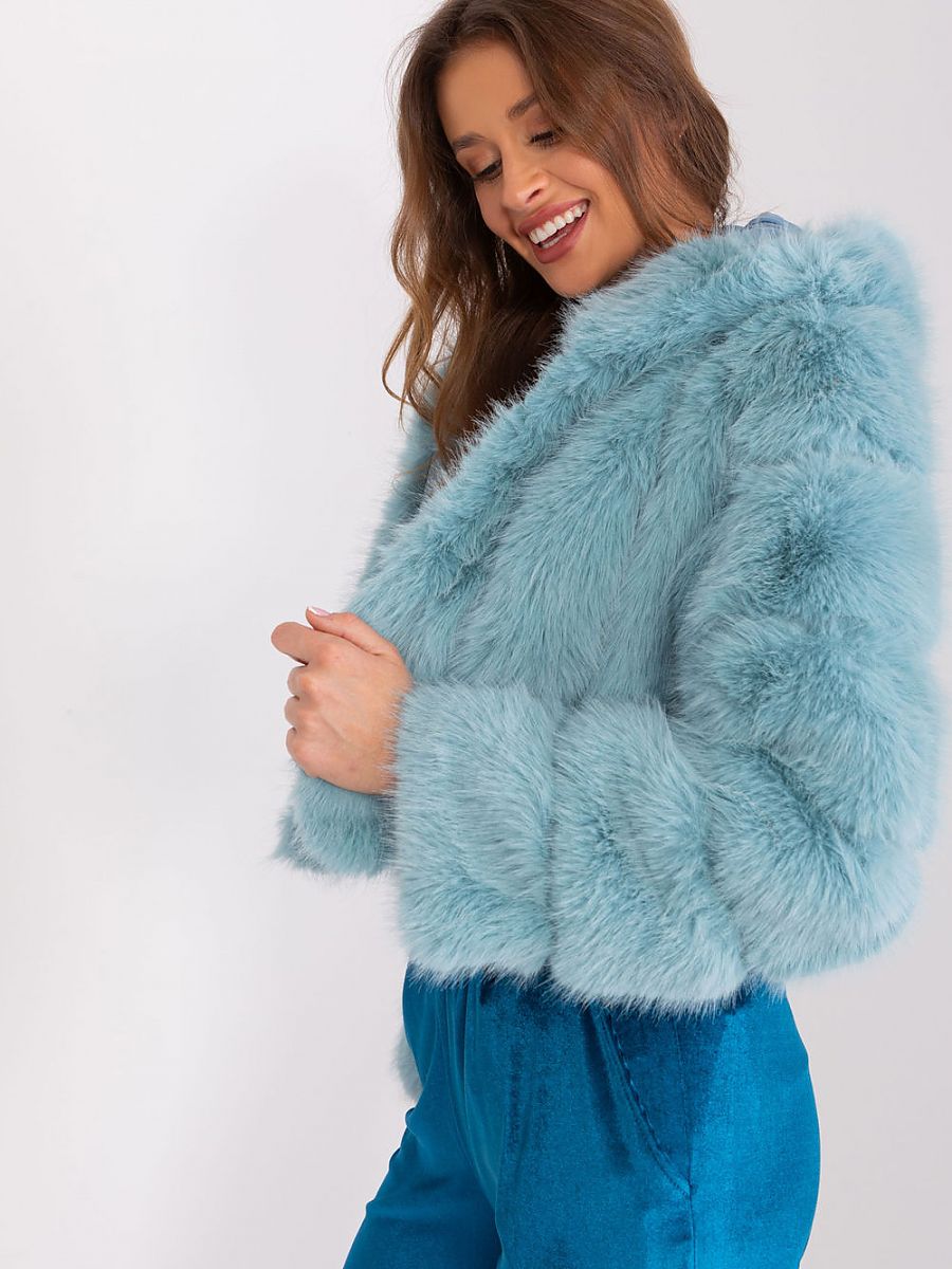 Jacket AT: Women's Transitional Jacket with Fur Design