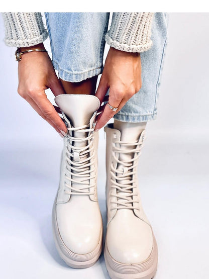 Lace-Up Military Style Women's Boots