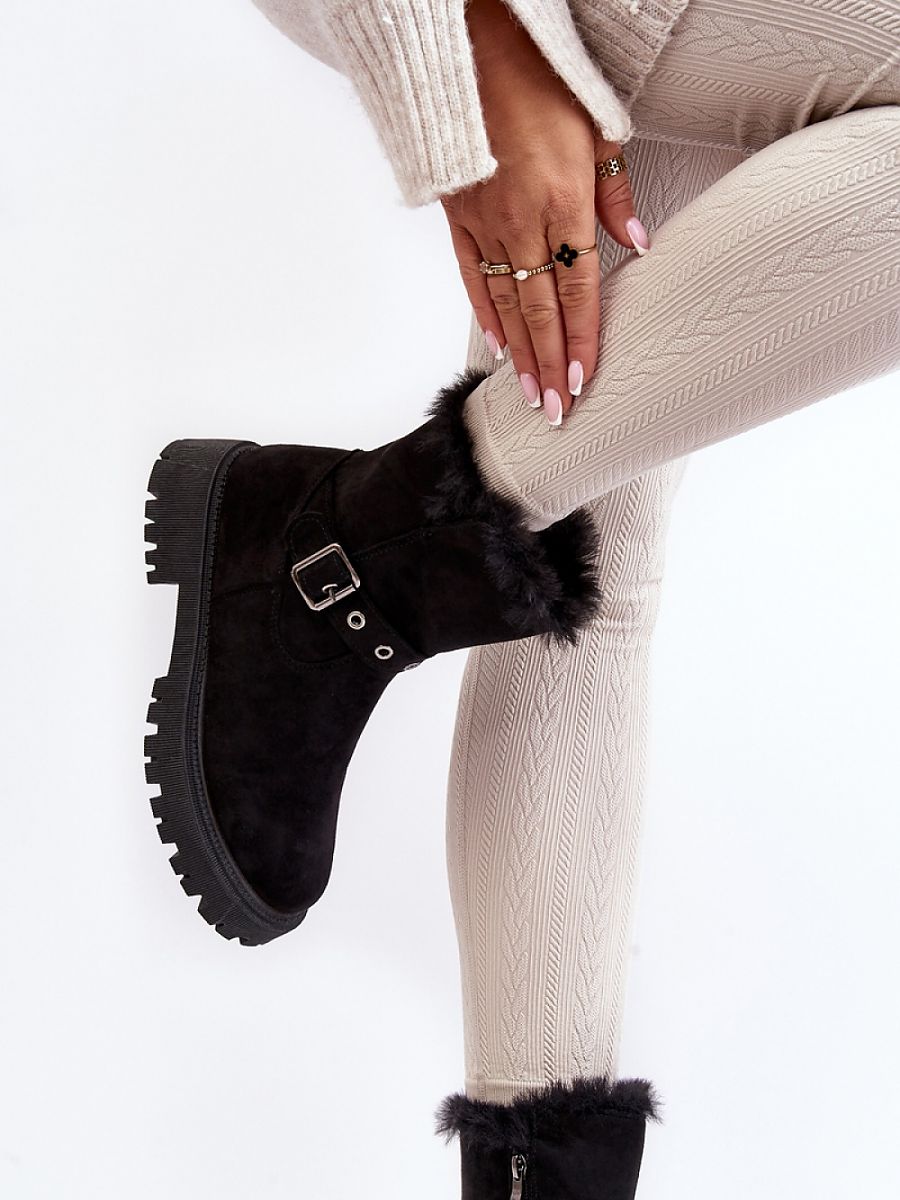 Step in Style Fur-lined Zipper Closure Women's Boots