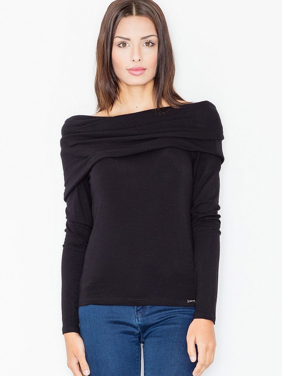 Turtleneck Long Sleeve Blouse