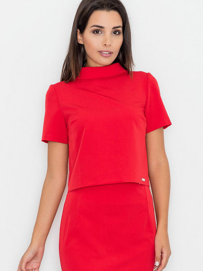 Figl Layered Turtleneck Blouse