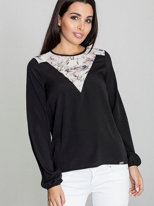 Interesting Neckline Blouse