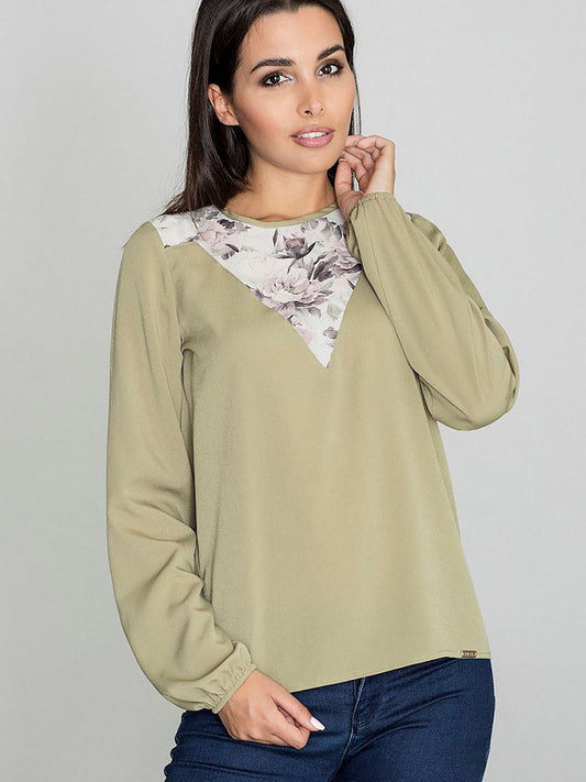 Figl Neckline Pattern Blouse