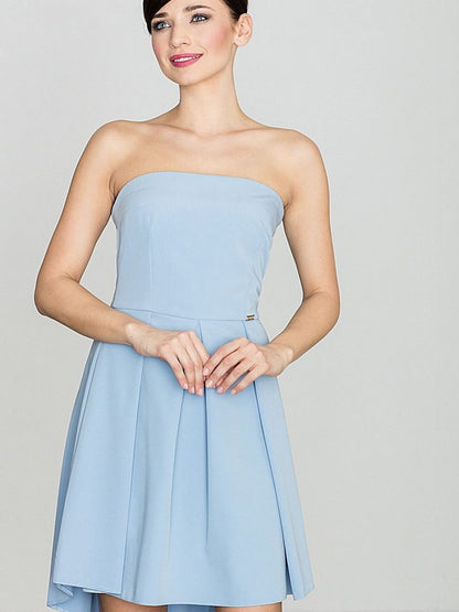 Lenitif Cocktail Dress with Corset Top and Flared Bottom