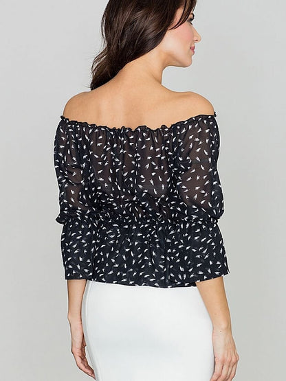 Lenitif Shoulder-Baring Blouse