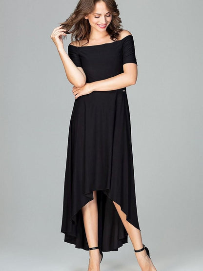 Elegant Asymmetrical Cocktail Dress