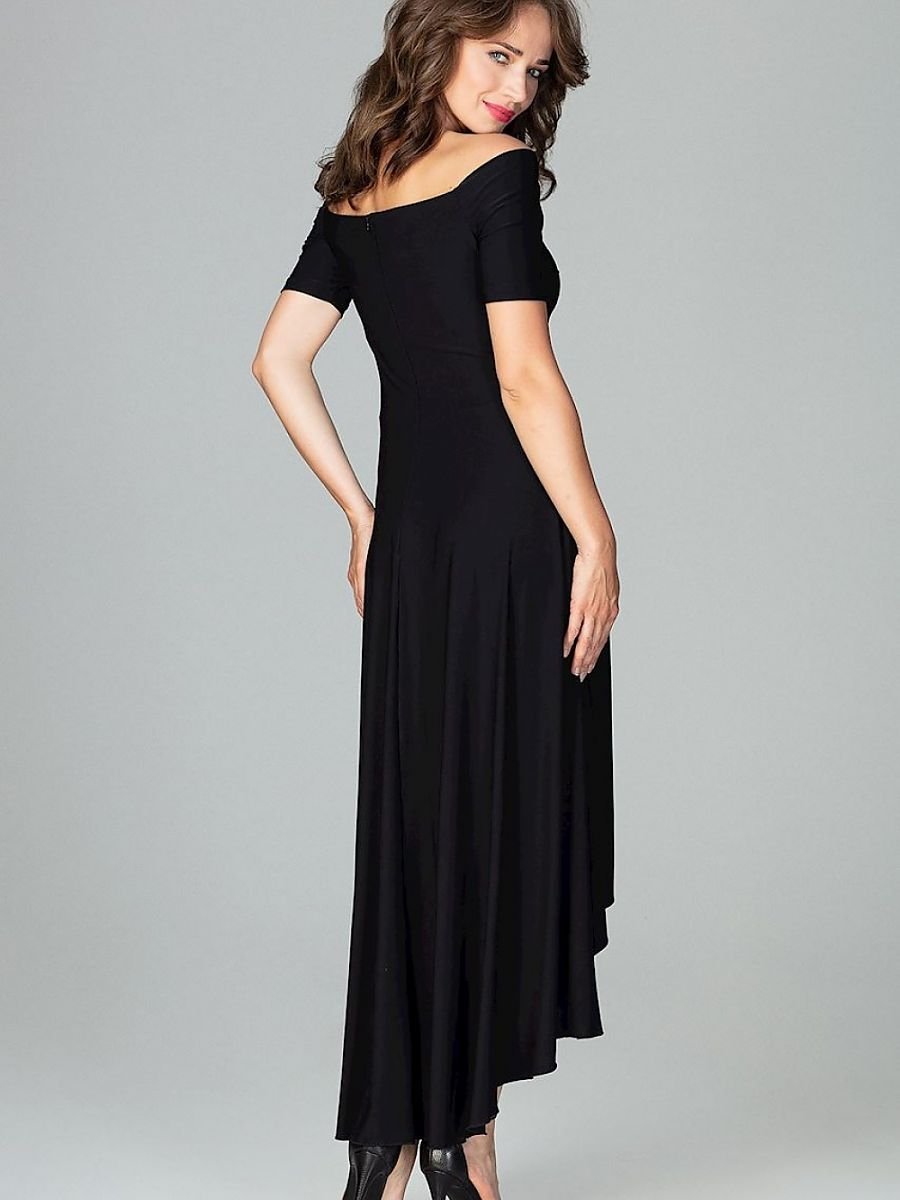 Elegant Asymmetrical Cocktail Dress