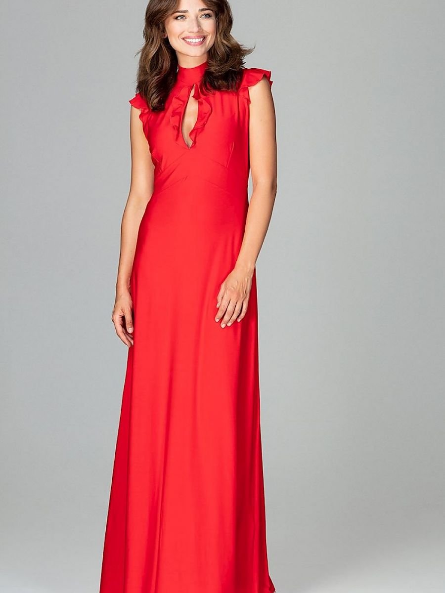 Elegant Lenitif Maxi Cocktail Dress