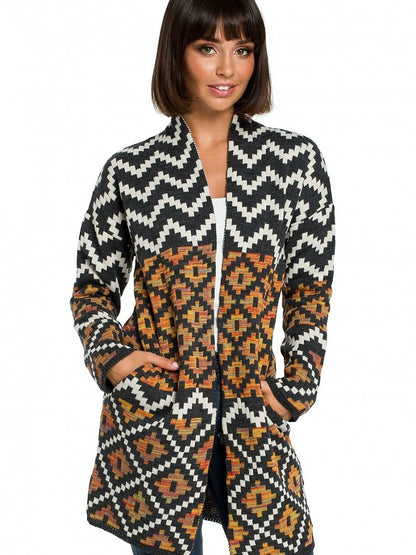 Embrace Cardigan - Aztec Knit Design