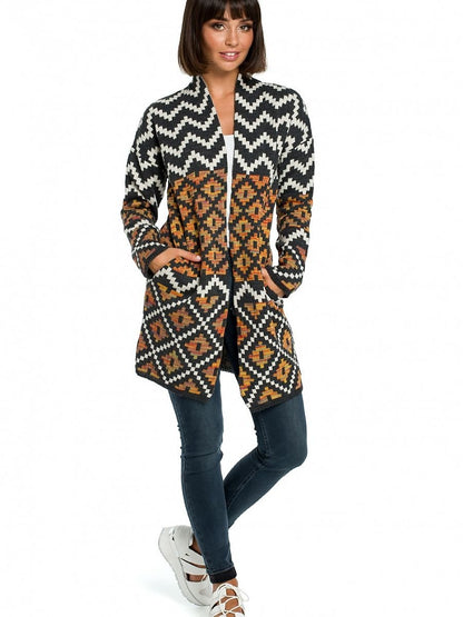 Embrace Cardigan - Aztec Knit Design