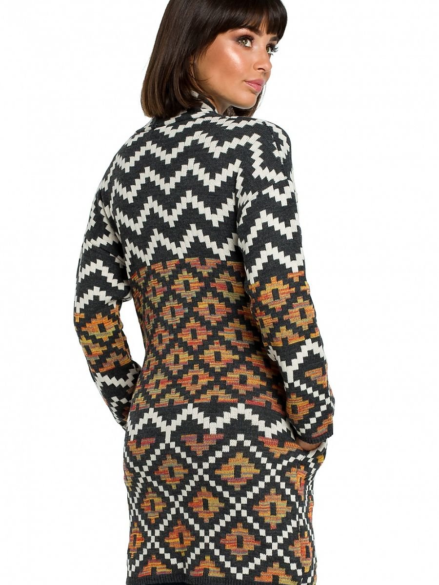 Embrace Cardigan - Aztec Knit Design