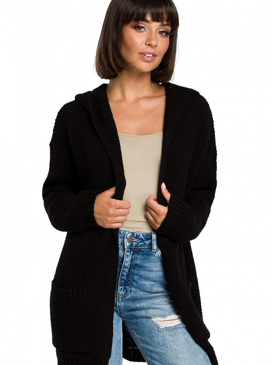 Cozy Hooded Knit Cardigan