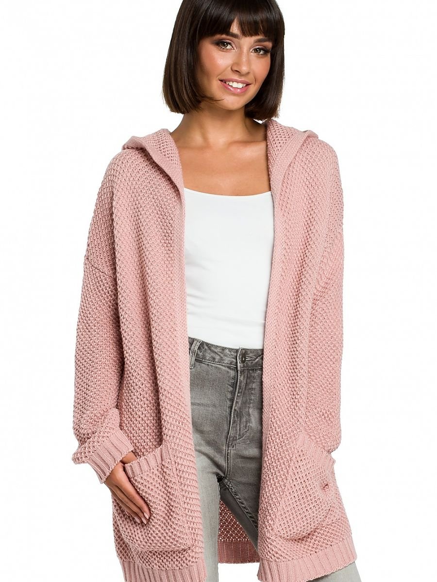 Cozy Hooded Knit Cardigan