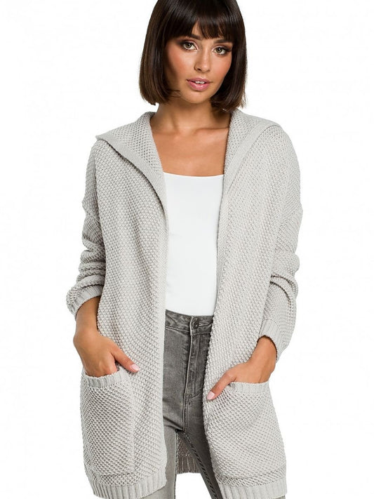 Cozy Hooded Knit Cardigan