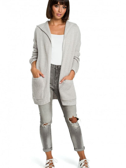 Cozy Hooded Knit Cardigan