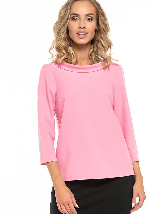 Tessita Blouse - Graceful Collared Blouse in the Style of Jackie Kennedy