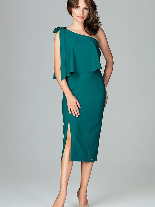 Lenitif One-Shoulder Cocktail Dress