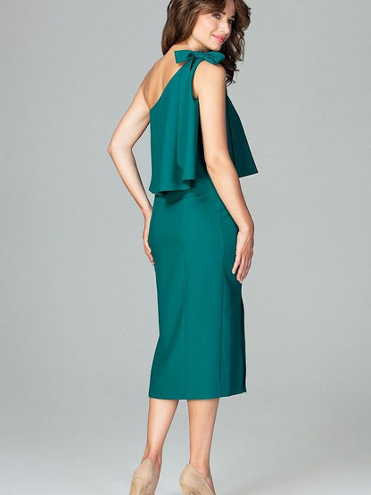 Lenitif One-Shoulder Cocktail Dress