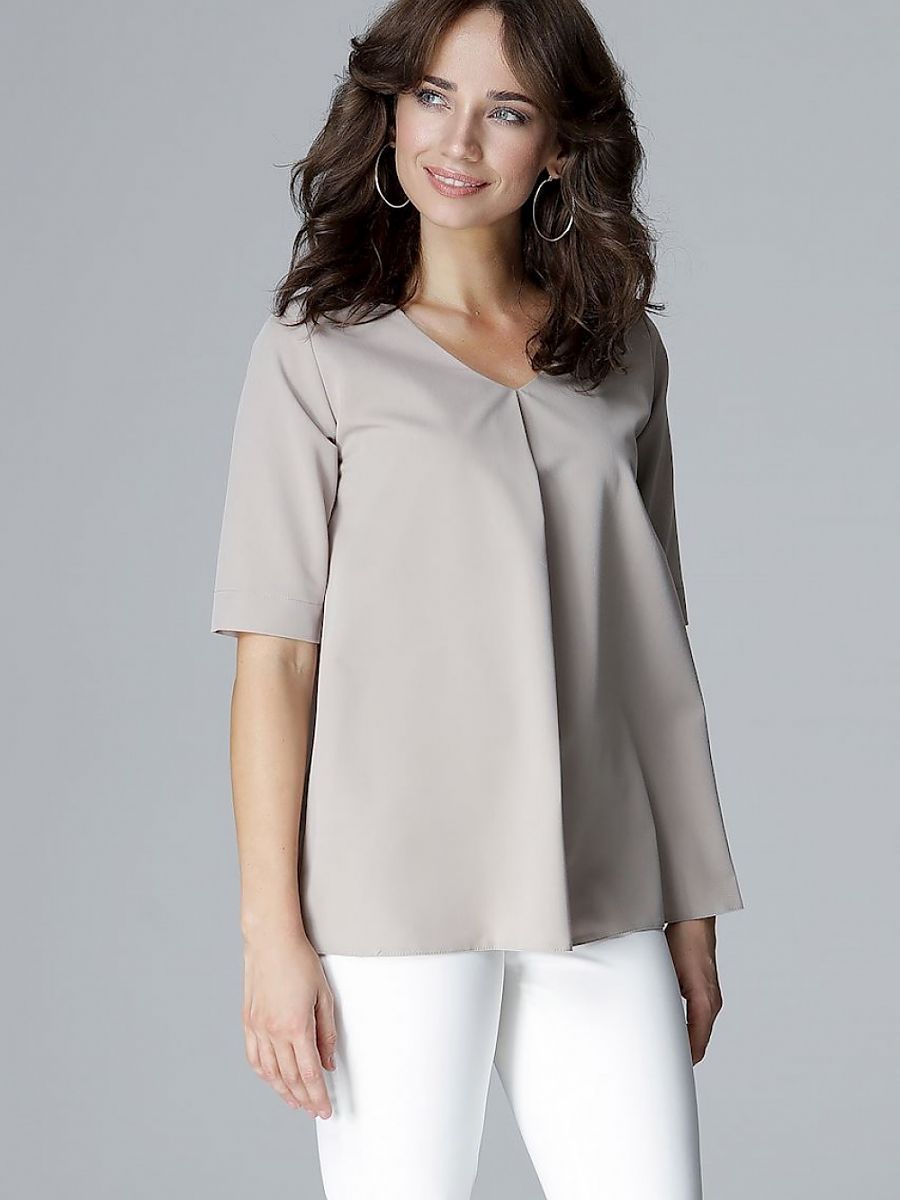 Lenitif Elegant Loose Cut Blouse