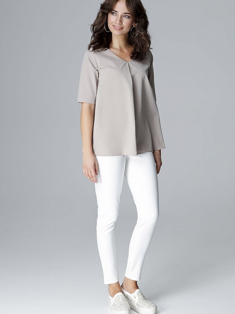 Lenitif Elegant Loose Cut Blouse