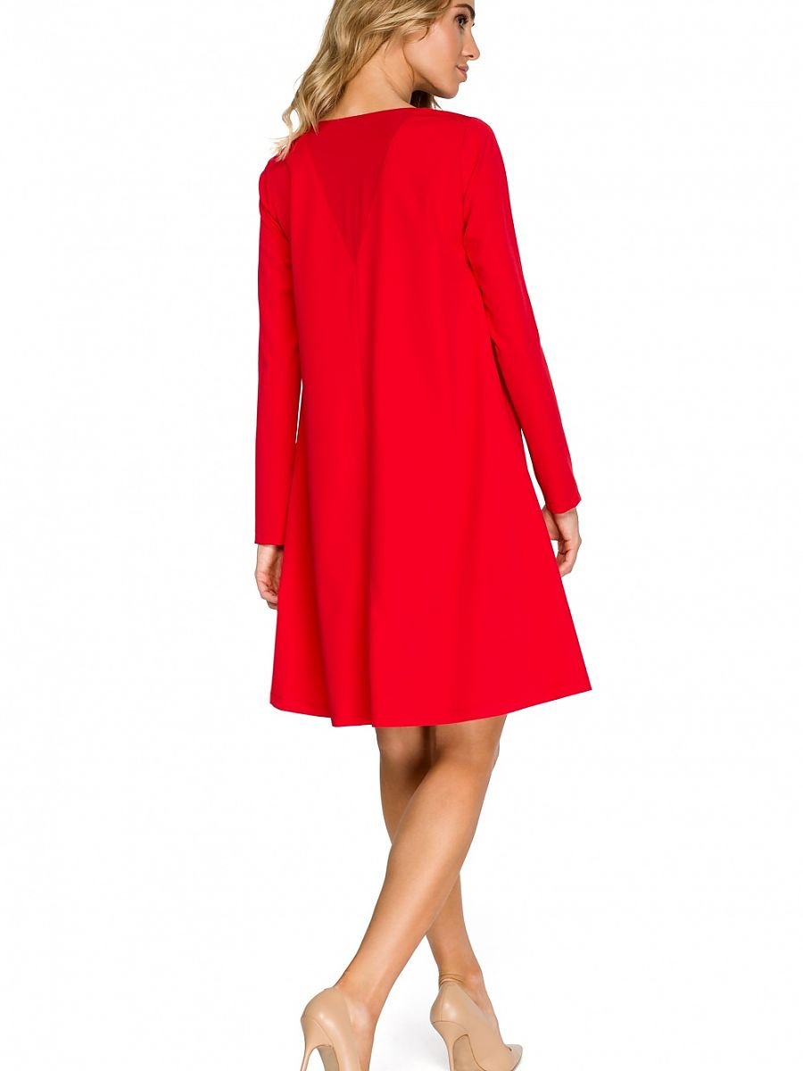 Elegant Flared Cocktail Dress - Stylove