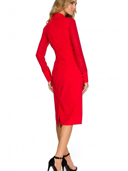 Stylove Chiffon Sleeve Cocktail Dress