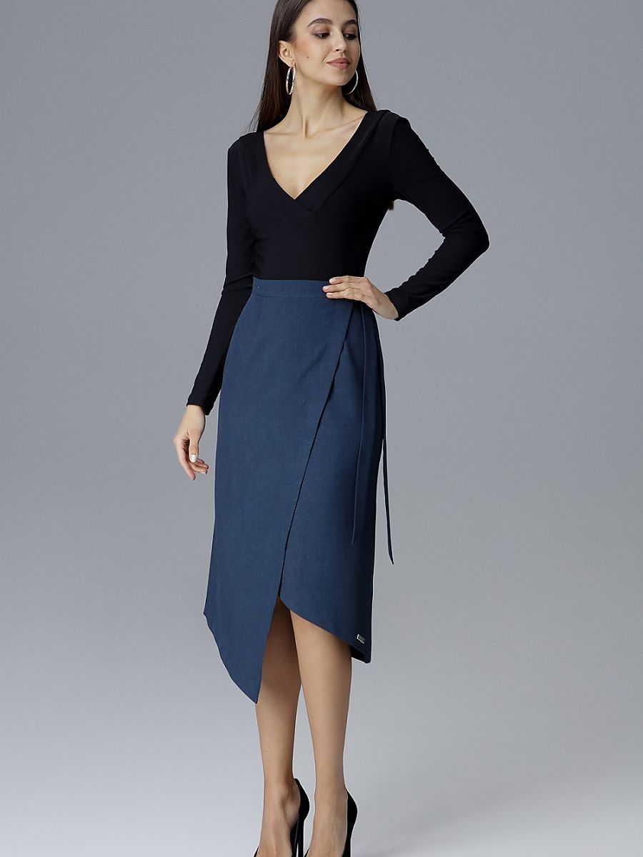 Stylish Asymmetrical Skirt - Figl